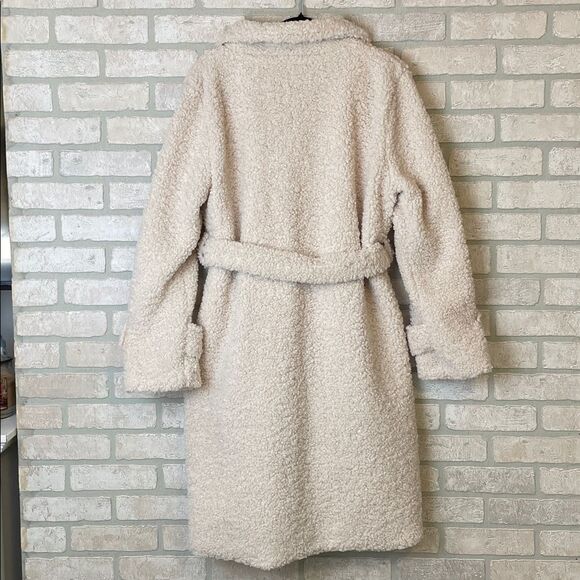 21 Saints teddy bear cream longline coat size XL - Picture 8 of 10